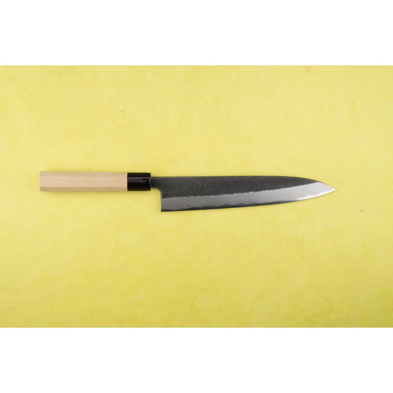 Toshihiro Wakui Aogami Honsanmai Kurouchi Nashiji Gyuto 240mm