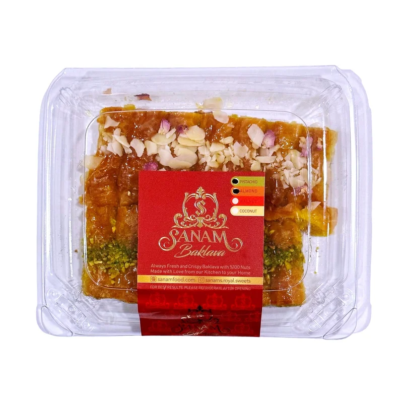 Pistachio & Almond Roll Baklava (Baghlava)