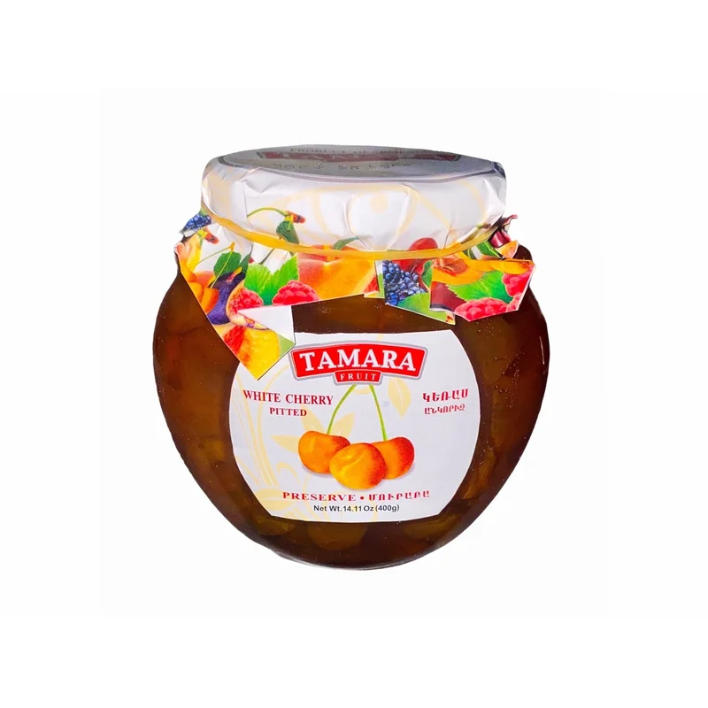 White Cherry Pitted Preserve - Jam (Muraba Gilas)