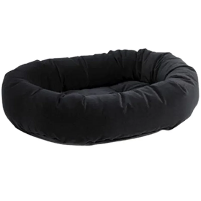 Bowsers Donut Dog Bed Microvelvet Ebony