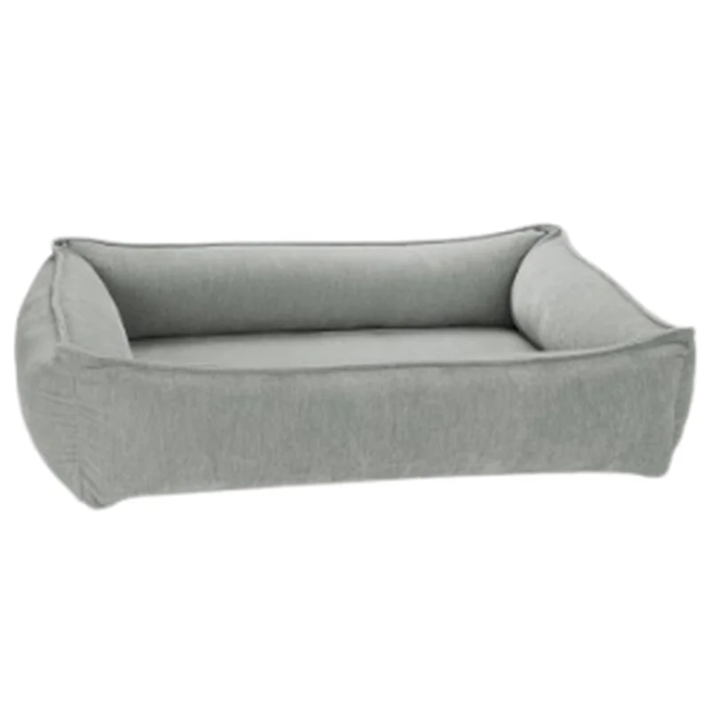 Bowsers Urban Lounger Dog Bed Microvelvet Oyster