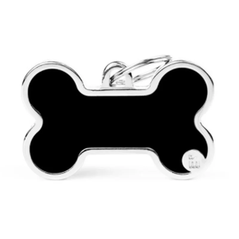 MyFamily Handmade Collection Bone Tag Black