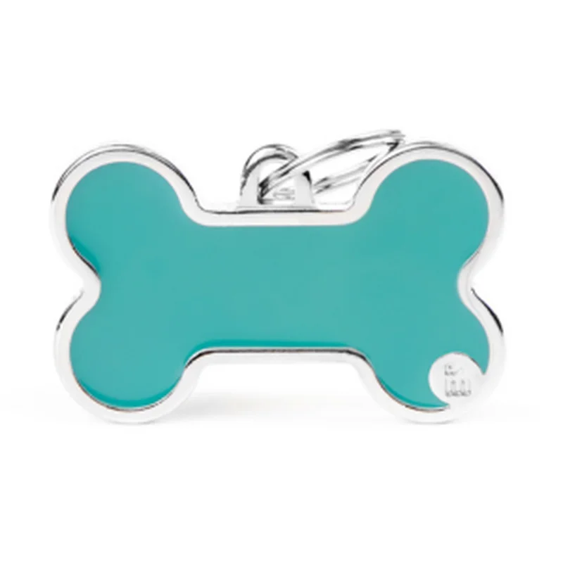 MyFamily Handmade Collection Bone Tag Light Blue