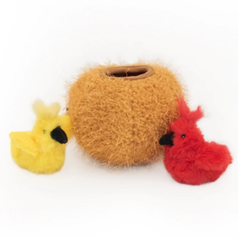 ZippyClaws Birds In Nest Burrow Cat Toy