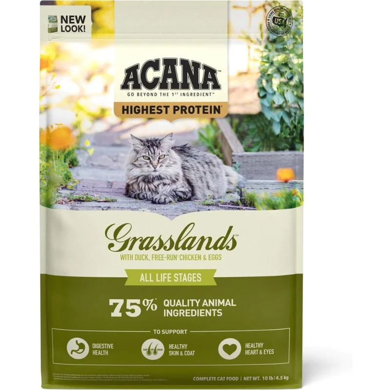 Acana Highest Protein Grasslands Cat Food