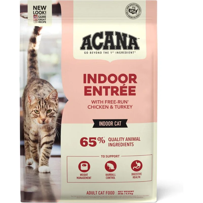 Acana Indoor Entre Poultry & Fish Dry Cat Food