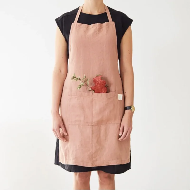 Linen Tales Daily Apron - Caf Creme
