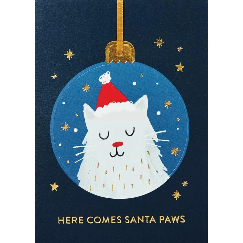 Santa Paws - Christmas Card
