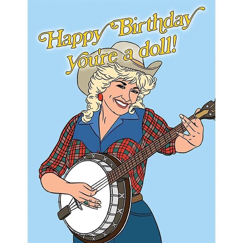 You're a Doll Birthday Card