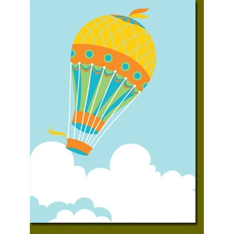 Hot Air Balloon Get Well Card
